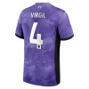 Camiseta de fútbol Liverpool Virgil 4 Tercera Equipación 23-24 - Hombre